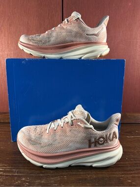 Hoka Clifton 9 ‘Sandstone Cream’ Women’s Running Shoes Size US 8B |1127896SNC